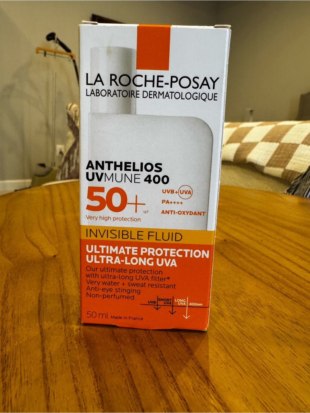 La Roche-Posay Anthelios UVMune 400 Invisible Fluid Sunscreen - European formula